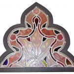 Down To Earth Art Gallery - Custom Shape Frame, stained glass