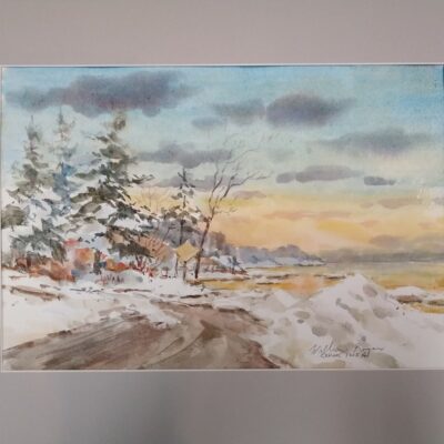 Mahoney's Beach in Winter