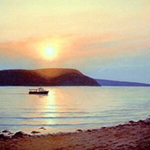 Sunset Over the Strait