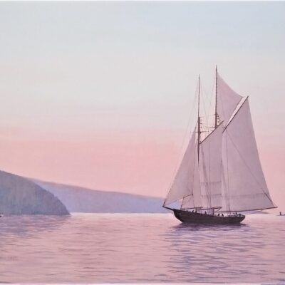 Sunset in the Strait of Canso