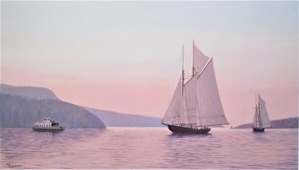 Sunset in the Strait of Canso