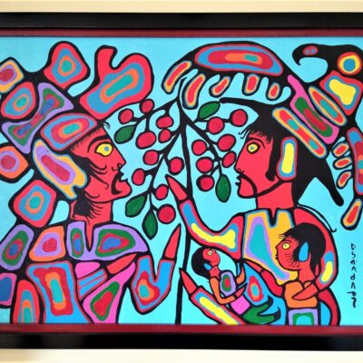Two Shaman 
by Norval Morrisseau